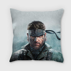 Подушка квадратная Snake Solid - metal gear