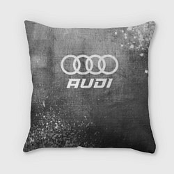 Подушка квадратная Audi - grey gradient, цвет: 3D-принт