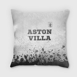 Подушка квадратная Aston Villa - white gradient посередине
