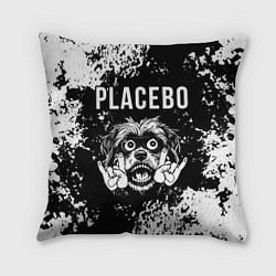 Подушка квадратная Placebo рок пес