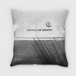 Подушка квадратная Angels of Death - white gradient посередине