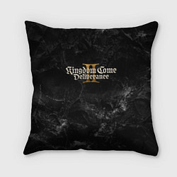 Подушка квадратная Kingdom Come Deliverance 2 dark logo