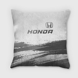 Подушка квадратная Honda - white gradient посередине