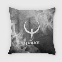 Подушка квадратная Quake - grey gradient