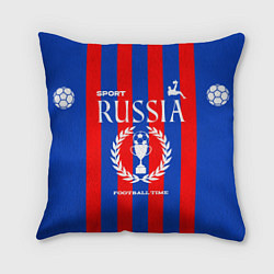 Подушка квадратная Футбольная форма с номером 7, цвет: 3D-принт