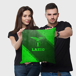 Подушка квадратная Lazio - green gradient, цвет: 3D-принт — фото 2