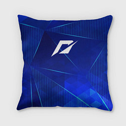 Подушка квадратная Need for Speed blue poly, цвет: 3D-принт