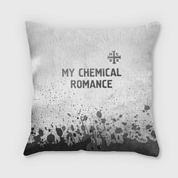 Подушка квадратная My Chemical Romance - white gradient посередине