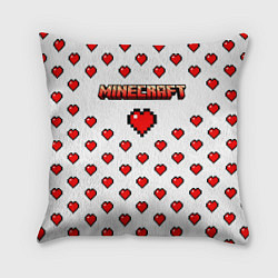 Подушка квадратная Minecraft любовь, цвет: 3D-принт