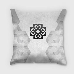 Подушка квадратная Breaking Benjamin white poly