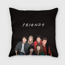 Подушка квадратная Friends - Central park, цвет: 3D-принт