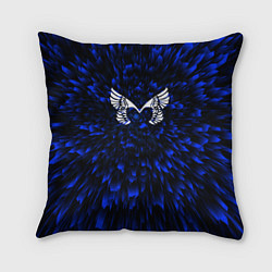 Подушка квадратная Placebo blue energy, цвет: 3D-принт