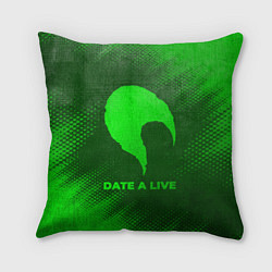 Подушка квадратная Date A Live - green gradient