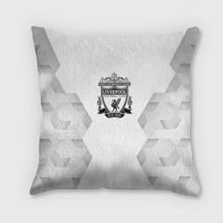 Подушка квадратная Liverpool white poly