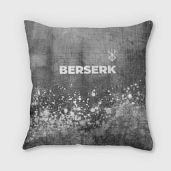 Подушка квадратная Berserk - grey gradient посередине, цвет: 3D-принт