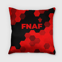 Подушка квадратная FNAF - red gradient посередине