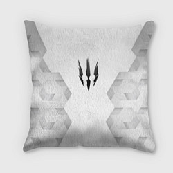 Подушка квадратная The Witcher white poly