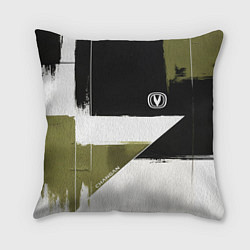 Подушка квадратная Changan логотип, цвет: 3D-принт