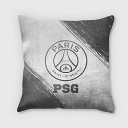 Подушка квадратная PSG - white gradient, цвет: 3D-принт