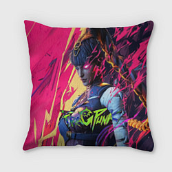 Подушка квадратная Fragpunk serket, цвет: 3D-принт