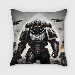 Подушка квадратная Warhammer 40k космодесант, цвет: 3D-принт