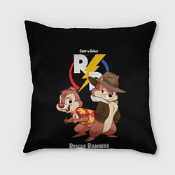 Подушка квадратная Чип и Дейл - rescue rangers