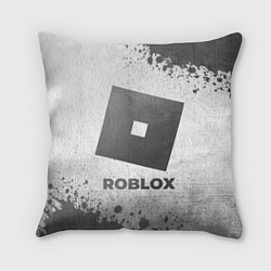 Подушка квадратная Roblox - white gradient, цвет: 3D-принт