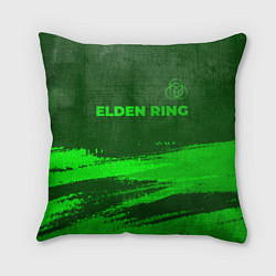 Подушка квадратная Elden Ring - green gradient посередине, цвет: 3D-принт