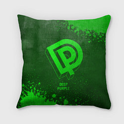 Подушка квадратная Deep Purple - green gradient
