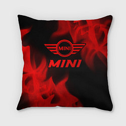 Подушка квадратная Mini - red gradient, цвет: 3D-принт