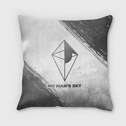 Подушка квадратная No Mans Sky - white gradient
