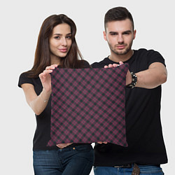 Подушка квадратная Tartan, цвет: 3D-принт — фото 2