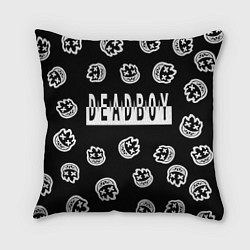Подушка квадратная Deadboy - Bones, цвет: 3D-принт