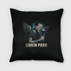 Подушка квадратная Chester Bennington - Angel, цвет: 3D-принт