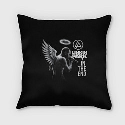 Подушка квадратная Честер Беннингтон ангел- In the end, цвет: 3D-принт