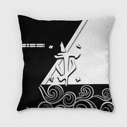 Подушка квадратная Doom стильная геометрия