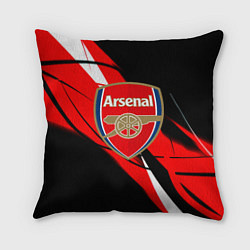 Подушка квадратная Arsenal абстракция полосы