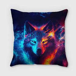 Подушка квадратная Волк льда и пламени