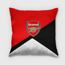 Подушка квадратная Arsenal geometry sport, цвет: 3D-принт