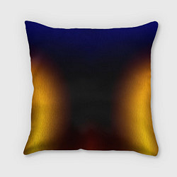 Подушка квадратная Color black red blue