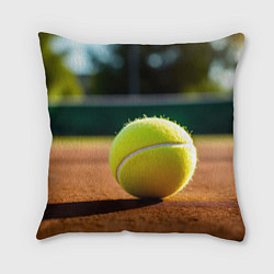 Подушка квадратная Теннисный мяч на закате