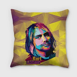 Подушка квадратная Kurt Cobain: Abstraction