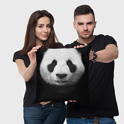 Подушка квадратная Взгляд панды, цвет: 3D-принт — фото 2