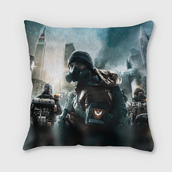 Подушка квадратная Division 1, цвет: 3D-принт