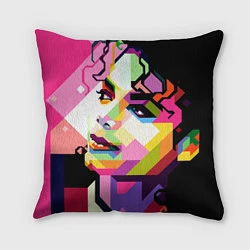 Подушка квадратная Michael Jackson Art