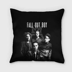 Подушка квадратная Fall out boy band