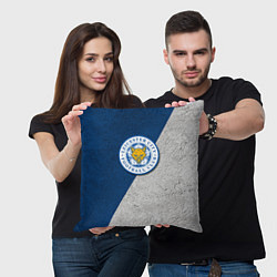 Подушка квадратная Leicester City FC, цвет: 3D-принт — фото 2