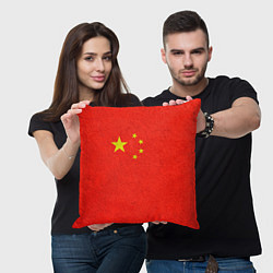 Подушка квадратная Китай, цвет: 3D-принт — фото 2