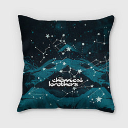 Подушка квадратная Chemical Brothers: Space, цвет: 3D-принт