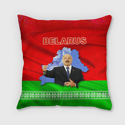 Подушка квадратная Беларусь - Александр Лукашенко